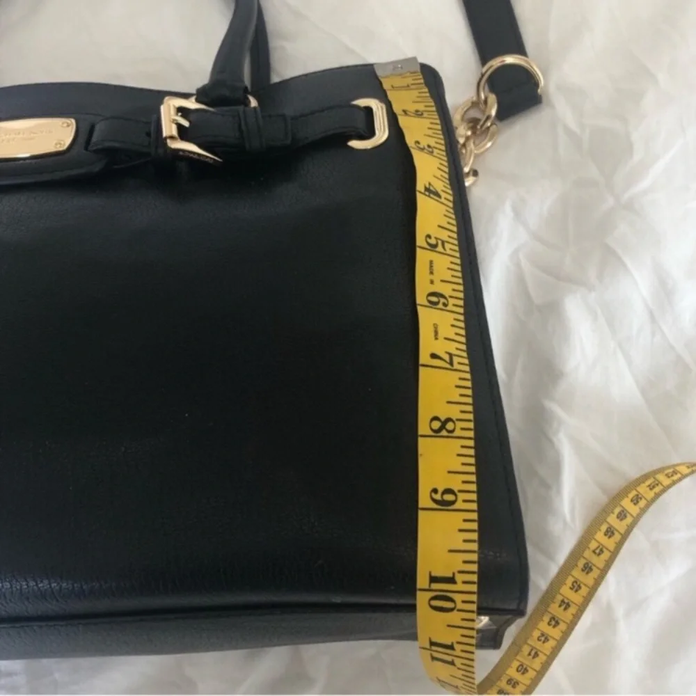 Michael Kors Black Top Handle & Shoulder Chain  Tote Bag